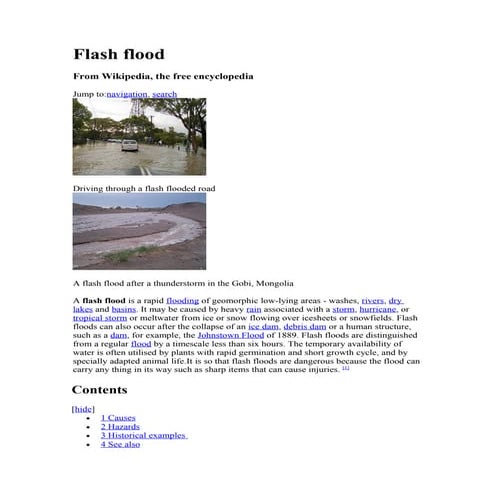 Flash Flood