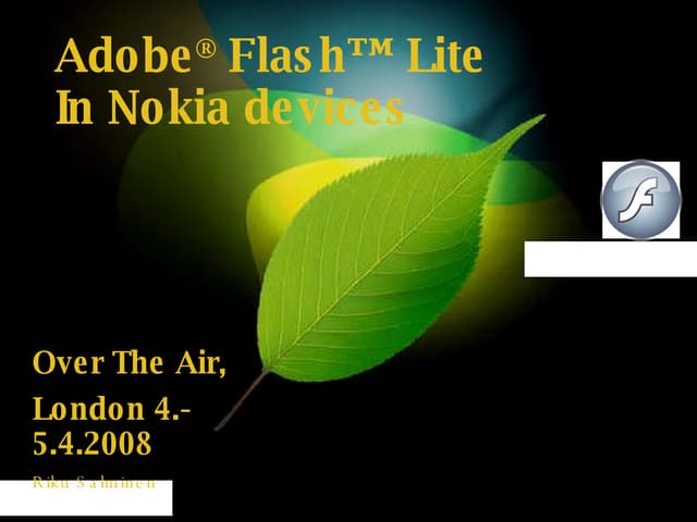 Flash Lite in Nokia Devices