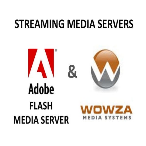 Streaming media servers: FMS/Wowza