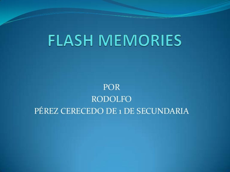 Flash memories