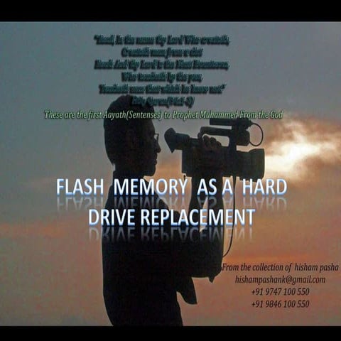 Flash memory as a hard drive replacement | PPT