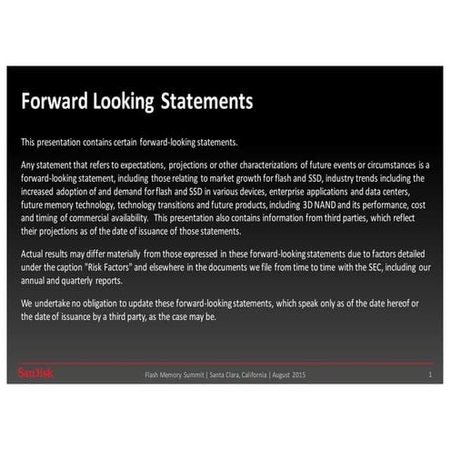 Flash memory summit 2015   gary lyng session 301-a