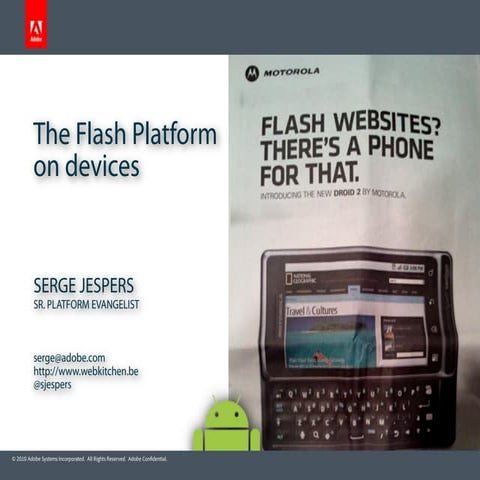 Flash Platform for Devices