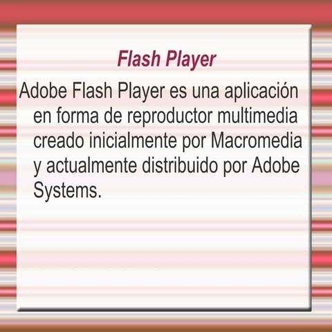 Flash player
