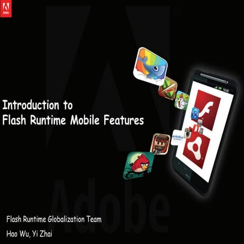 Flash runtime on mobile | PPT