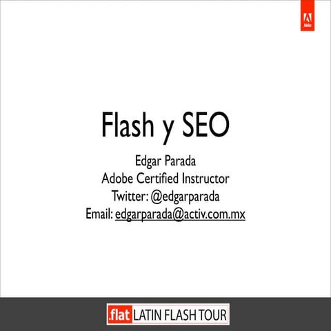 Flash y Seo