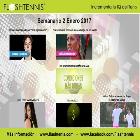 Flashtennis semanario 2 enero 2017