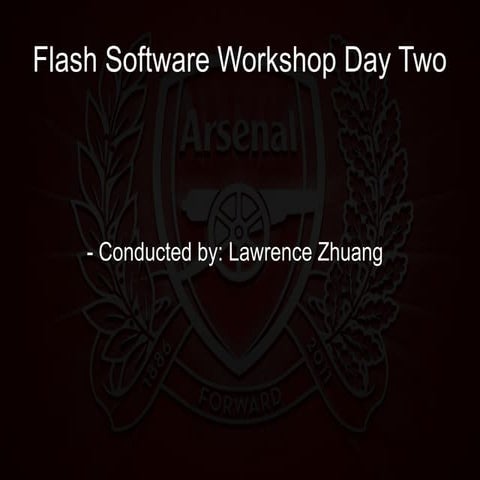 Flash workshop two