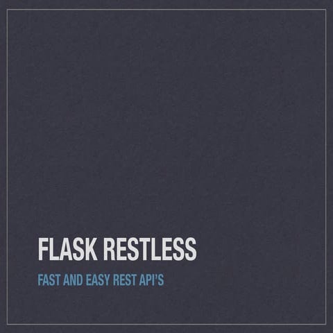 Flask restless