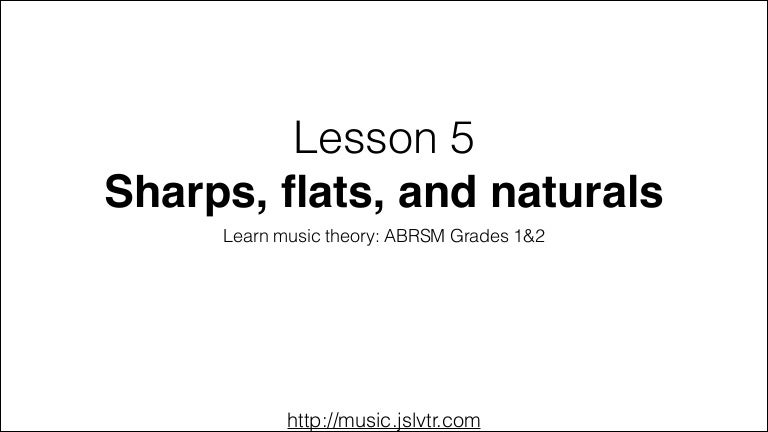 Music Theory Abrsm Grade 1 What Are Sharps Flats And Naturals