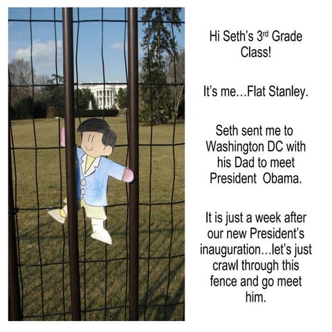 Flat Stanley visits DC