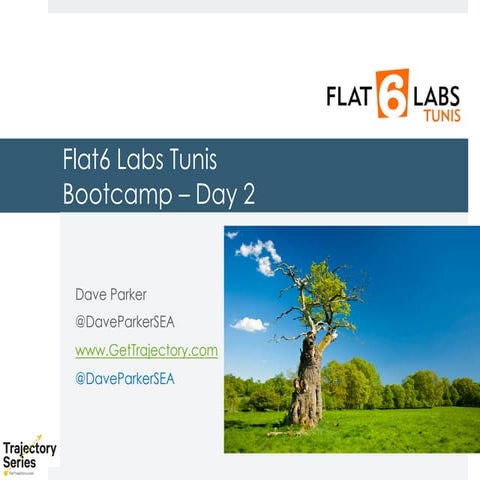 Flat6 Labs Tunis Bootcamp Day 2 - November 20, 2020 
