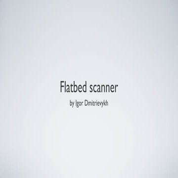 Flatbed Scanner