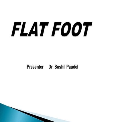 Flat foot