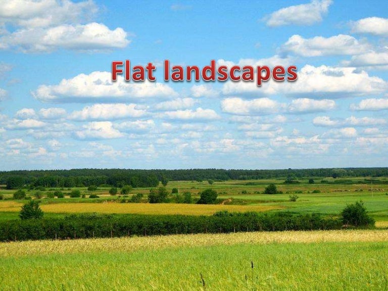 Flat landscapes 3 b