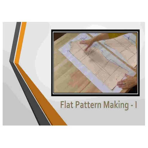 Flat pattern making   i prof sgb