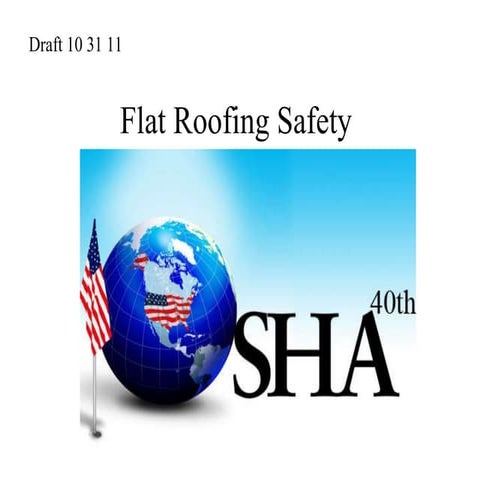 Flat roofing safety 10 31 11 short