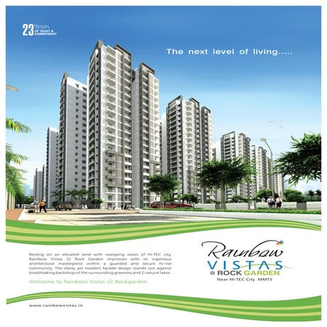 Flats in hyderabad  rainbow vistas - brocher