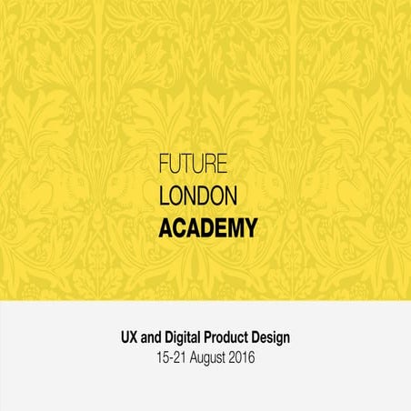 UX & Digital Design week