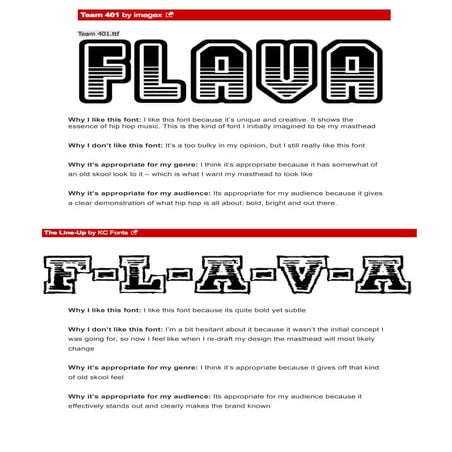 Magazine font analysis | PDF