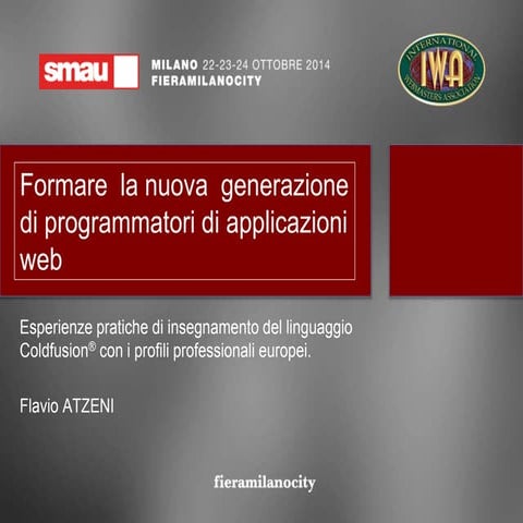 Flavio ATZENI - SMAU 2014