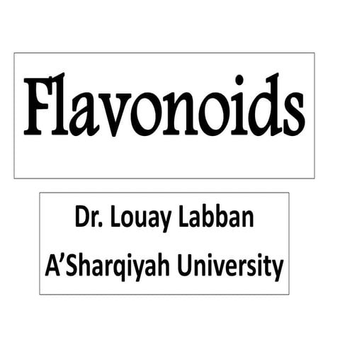 Flavonoids