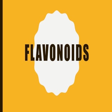 Flavonoids
