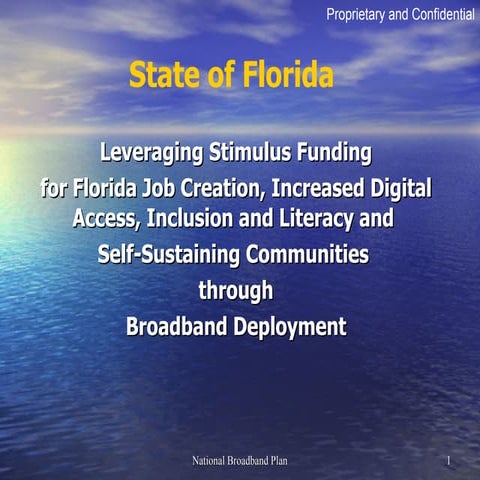 Florida Broadband Plan