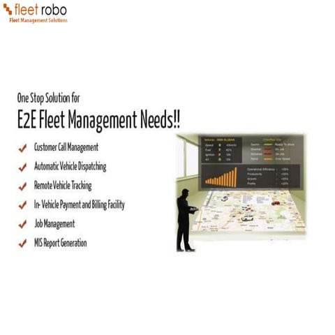 Fleet Robo-Fleet Management Solutions with GPS Vehicle Tracking System 