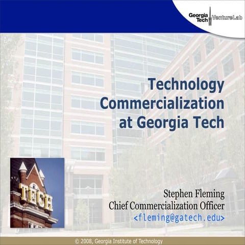 Technology Commercialization at Georgia Tech