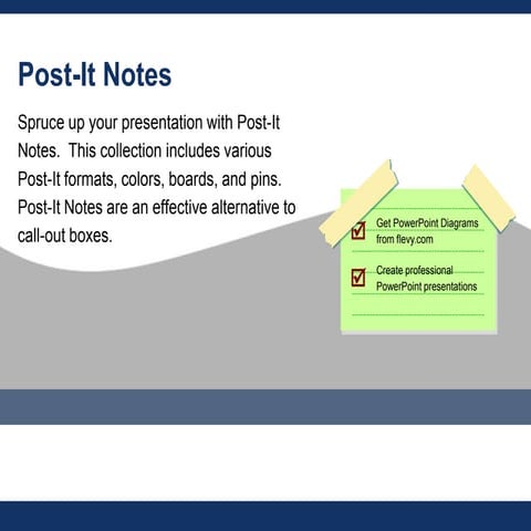 Post-It Note Diagrams PowerPoint Templates