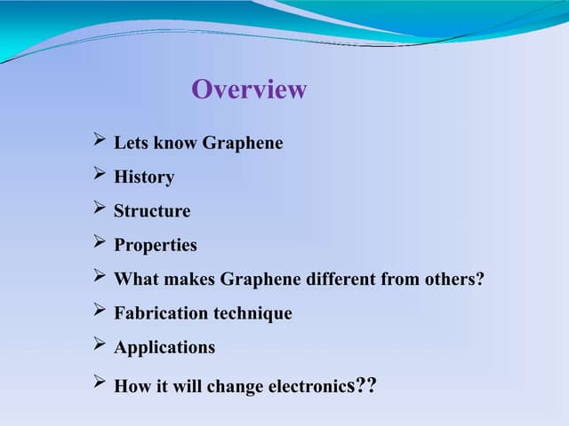 Flexable Electronics first  2D crystal  graphene.pptx