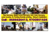 Flex Banners, Street Lamp Banners, ...