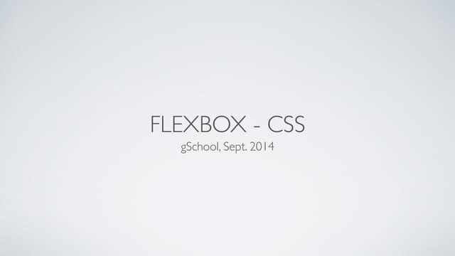 Flexbox