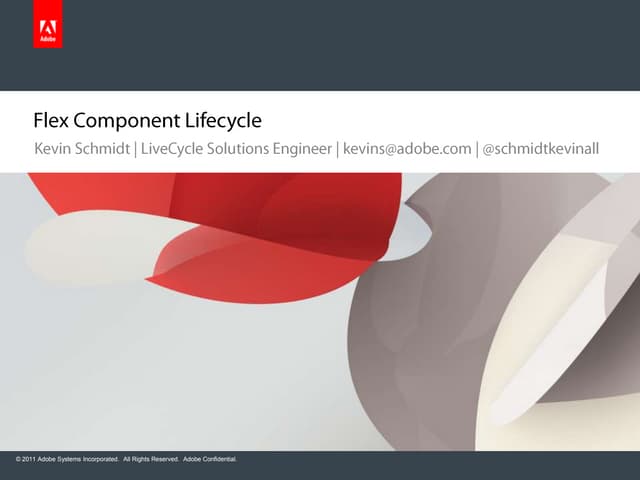 Flex component lifecycle
