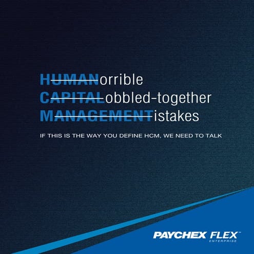 Paychex Flex Enterprise | PDF