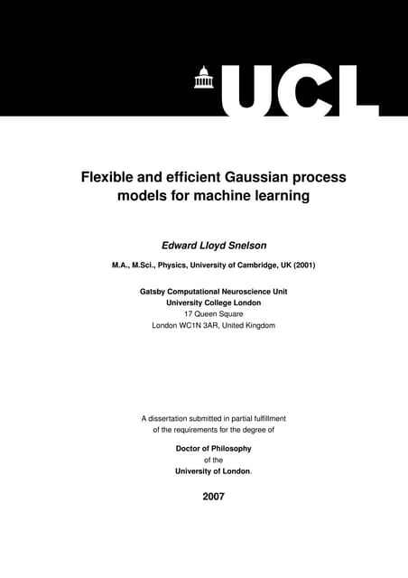 Flexible and efficient Gaussian process models for machine ...