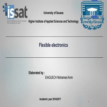 Flexible electronics