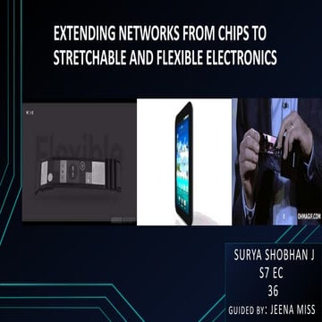 Flexible and stretchable electronics