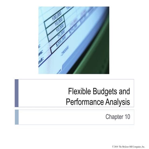 Flexible budget