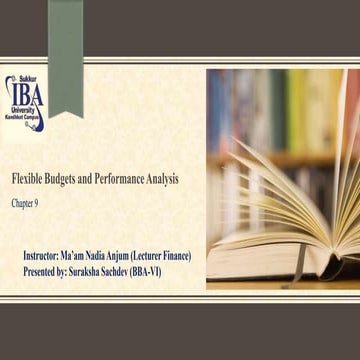 Flexible Budgets and Performance Analysis chap 9 slides 17e.pptx