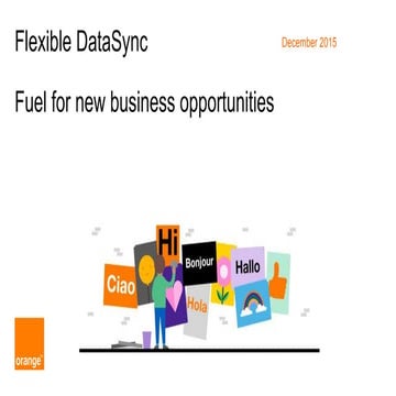 Flexible DataSync: Fuel for new business opportunities