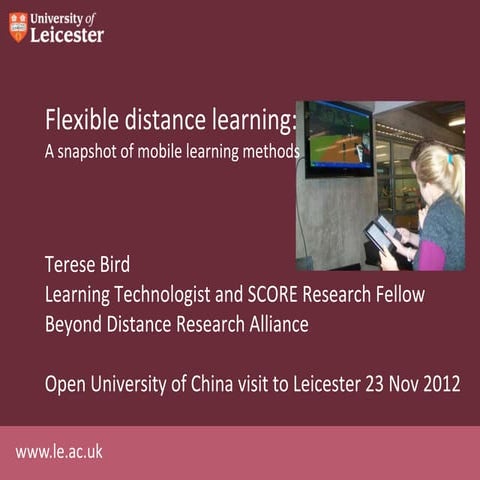 Flexible Distance Learning