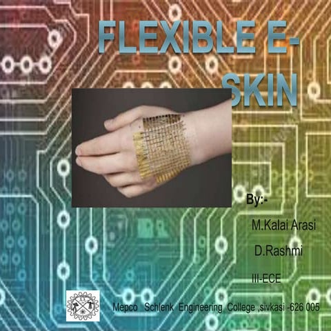 Flexible e skin
