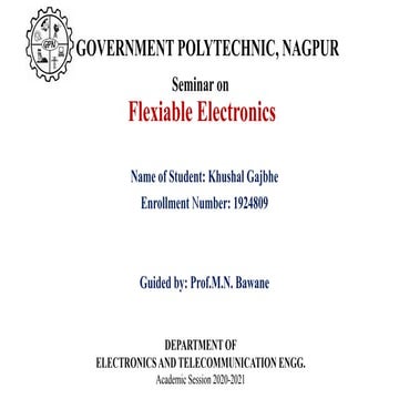 Flexible electronics, also known as flex circuits, is a technology for assemb...