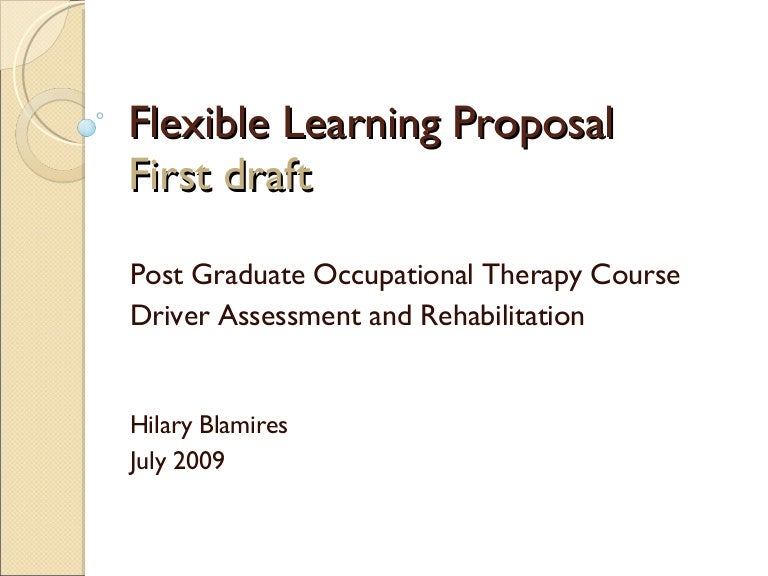 Post Graduate Occupational Therapy Course Driver Assessment and Rehab…