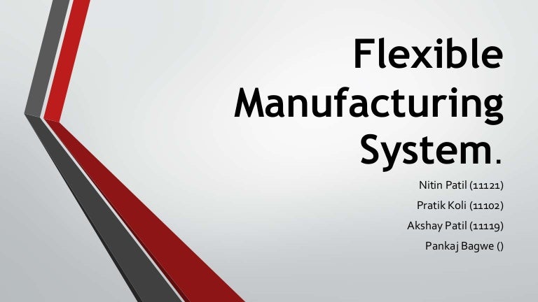 flexible manufactoring system