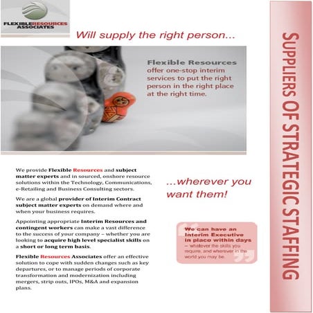 Flexible resources provide interim services, resources