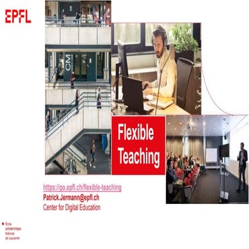2020_09_23 "Flexible teaching" - Patrick Jermann 