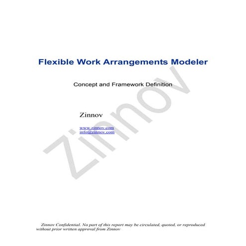 Flexible Work Arrangements Modeler | PDF